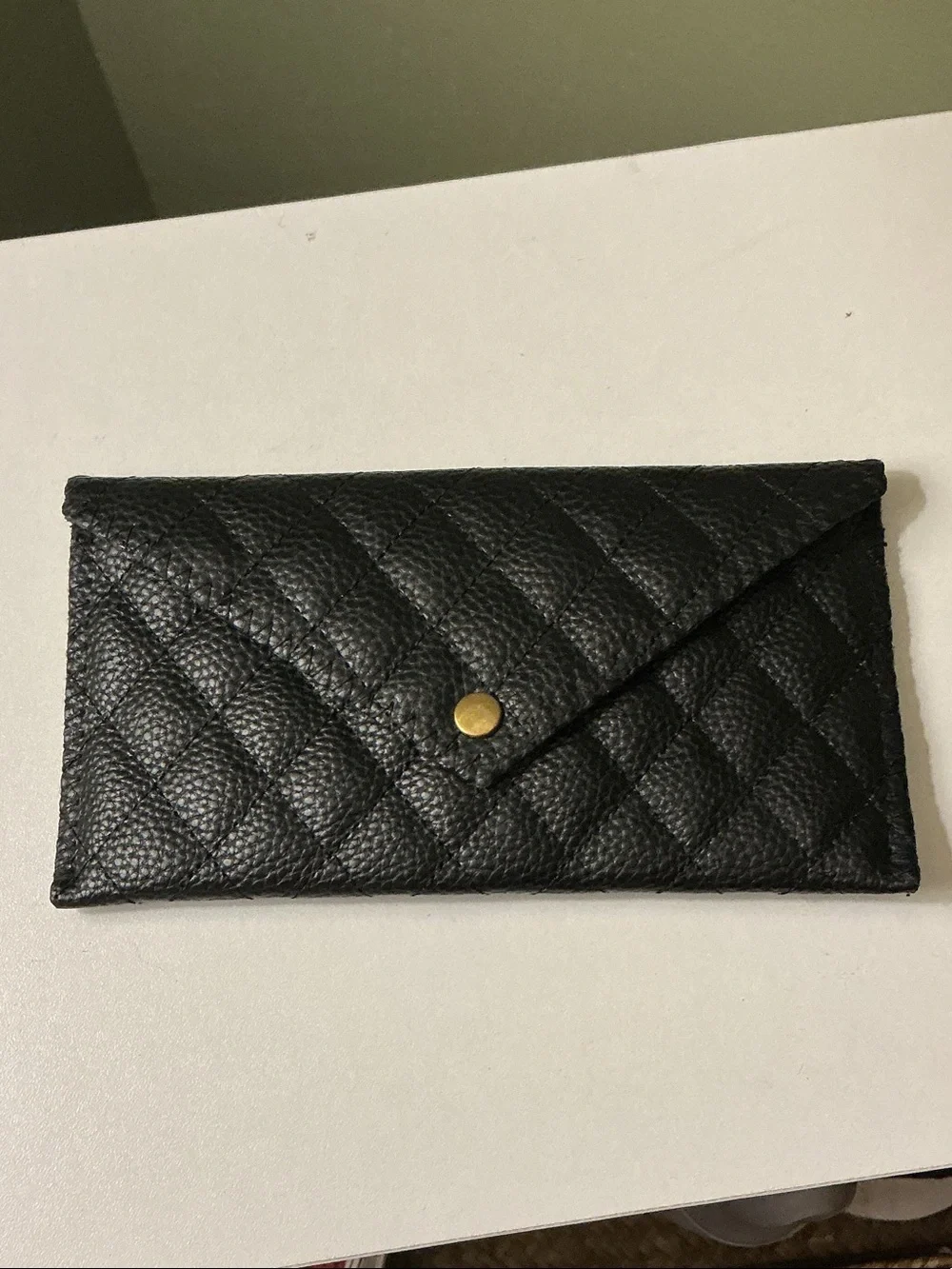 Bethenny Eyewear Quilted Black Envelope Case Wallet Glasses Eyeglasses Sunnies